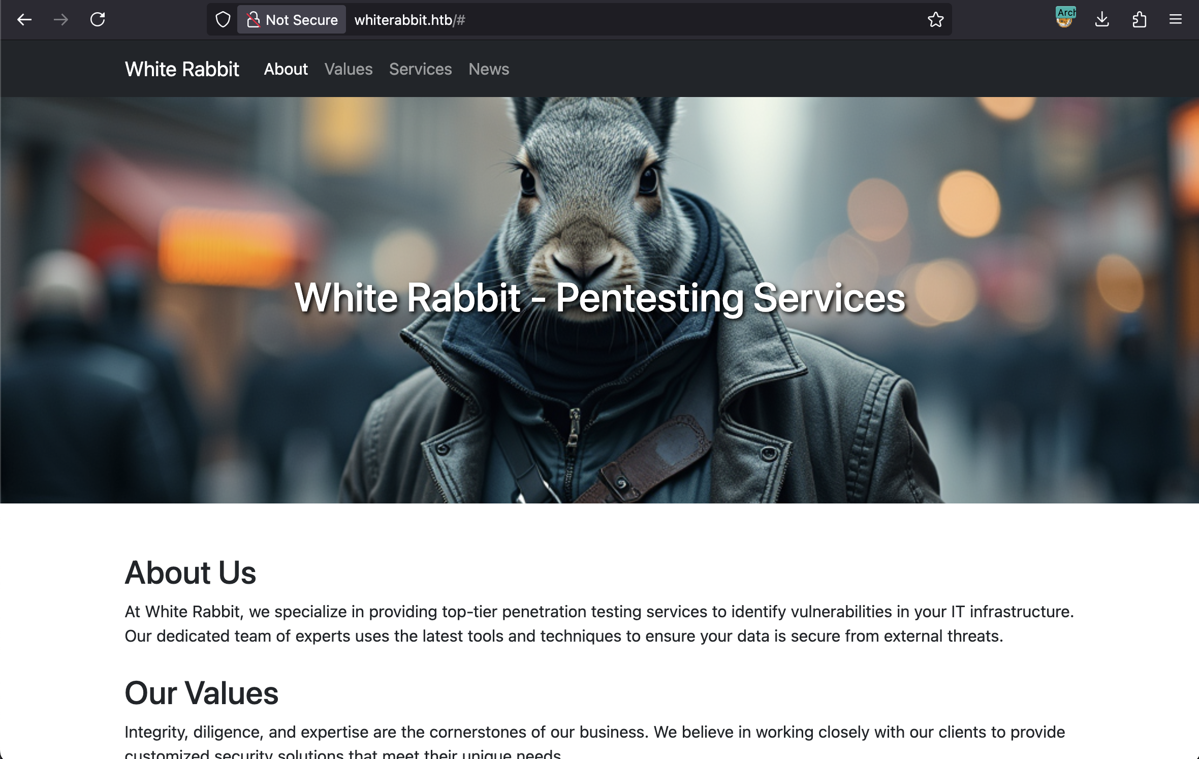 White Rabbit Homepage